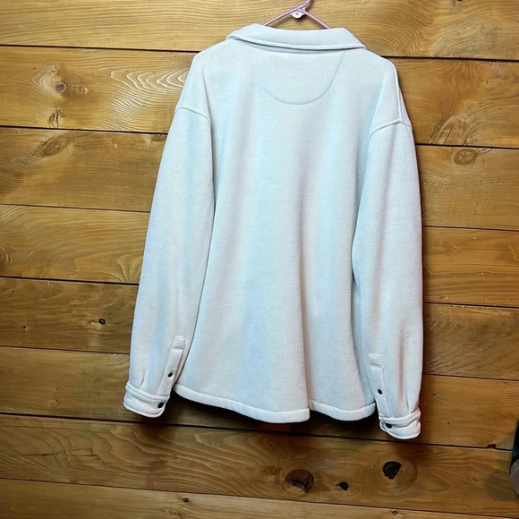 Legacy Copper & Oak Womens Ivory Button-Up Jacket Cozy Lightweight Coat XXL warm - Picture 6 of 8